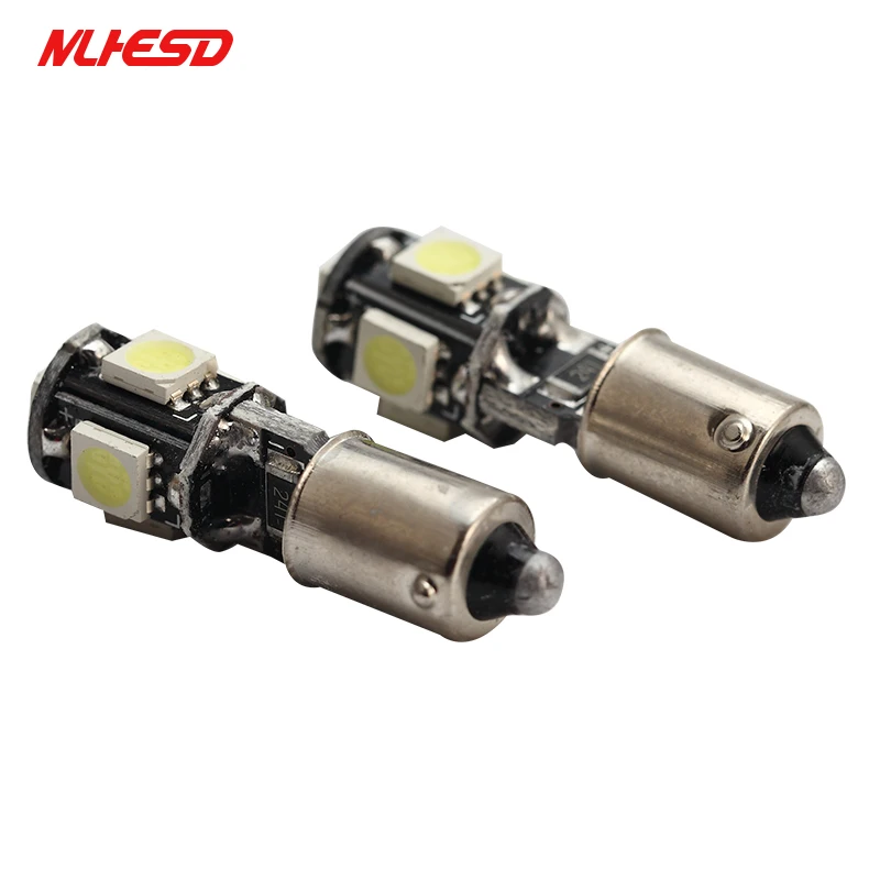 2 шт. Автомобильные светодиодные лампы BA9S H6W T4W 5050 5SMD | Автомобили и мотоциклы