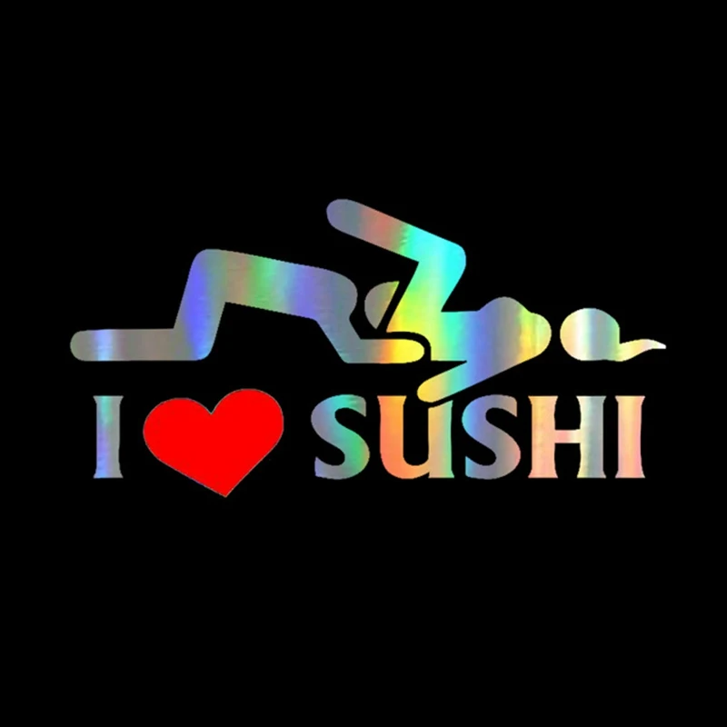 Fashion Personality Car Stickers I Love Sushi Funny Stickers Waterproof Sunscreen Creative PVC Decal Car Accessories, 12cm * 6cm
Fashion Personality Car Stickers I Love Sushi Funny Stickers Waterproof Sunscreen Creative PVC Decal Car Accessories, 12cm * 6cm
