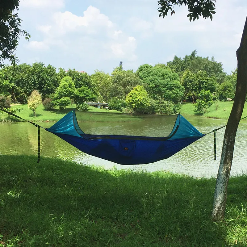 280*140cm Portable Outdoor Hammock with Mosquito Net Fabric High Strength Hanging Bed for Sleeping Swing Camping hangmat
280*140cm Portable Outdoor Hammock with Mosquito Net Fabric High Strength Hanging Bed for Sleeping Swing Camping hangmat