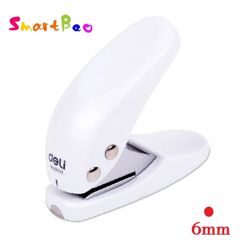 6mm Single Hole Puncher Mini Student Loose-leaf File Punchers Ticket Punch 10 Sheets of Paper No. 0111
6mm Single Hole Puncher Mini Student Loose-leaf File Punchers Ticket Punch 10 Sheets of Paper No. 0111