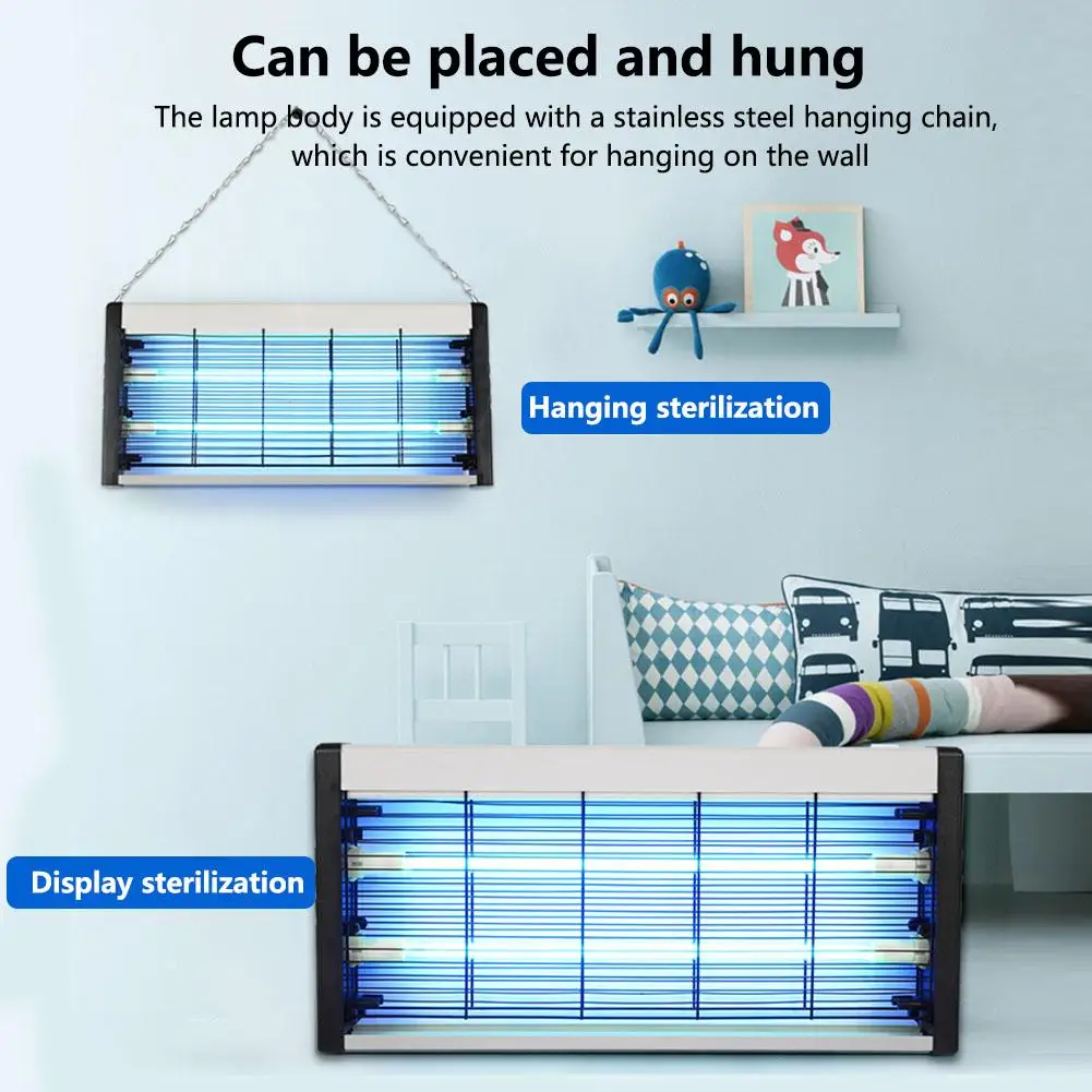 20W UV Light Sterilizer Room Lamp UVC Ozone Disinfection Lamp Kill Virus Mite Sterilizer Germicidal Bacterial Disinfect Lamp
20W UV Light Sterilizer Room Lamp UVC Ozone Disinfection Lamp Kill Virus Mite Sterilizer Germicidal Bacterial Disinfect Lamp