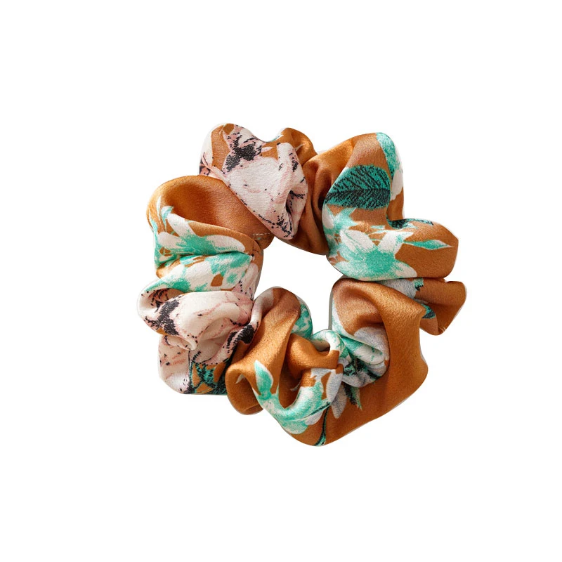 Satin Hair Scrunchies Floral Print Hair Rope Elastic Hair Band Ponytail Hair Tie Fashion Headband For Girl Women Accessories
Satin Hair Scrunchies Floral Print Hair Rope Elastic Hair Band Ponytail Hair Tie Fashion Headband For Girl Women Accessories