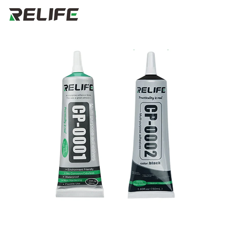 50ML RELIFE CP-0001 CP-0002 Black Glue Pin Design Liquid Adhesive for Phone Repair Middle Frame Display Back Cover Bonding
50ML RELIFE CP-0001 CP-0002 Black Glue Pin Design Liquid Adhesive for Phone Repair Middle Frame Display Back Cover Bonding