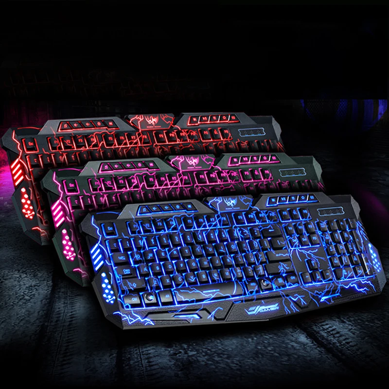 3-Color Mechanical Keyboard Mouse USB Wired Gaming Keyboard Mouse Cool LED Colorful Breathing Backlit Waterproof Crack Keyboard
3-Color Mechanical Keyboard Mouse USB Wired Gaming Keyboard Mouse Cool LED Colorful Breathing Backlit Waterproof Crack Keyboard