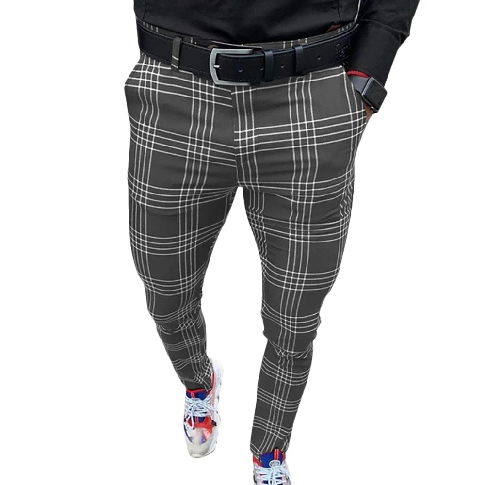 Men's Pants Smart Casual Fashion Men's Clothing Plaid Pencil Pants Thin Mid Waist Jogger Casual Trousers Pants for Men
Men's Pants Smart Casual Fashion Men's Clothing Plaid Pencil Pants Thin Mid Waist Jogger Casual Trousers Pants for Men