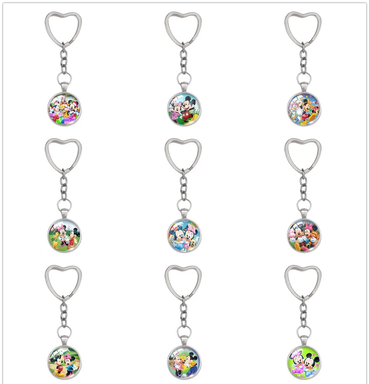 Disney Mickey Keychain Men and Women Cute Time Gemstone Keyring Car Key Chain Creative Pendant
Disney Mickey Keychain Men and Women Cute Time Gemstone Keyring Car Key Chain Creative Pendant