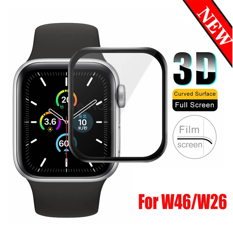 3 Packs W46 W26 Screen Protector Film HD Clear Full Protective Film for Smart Watch W46 40MM 44MM Soft Glass Screen Protection
3 Packs W46 W26 Screen Protector Film HD Clear Full Protective Film for Smart Watch W46 40MM 44MM Soft Glass Screen Protection