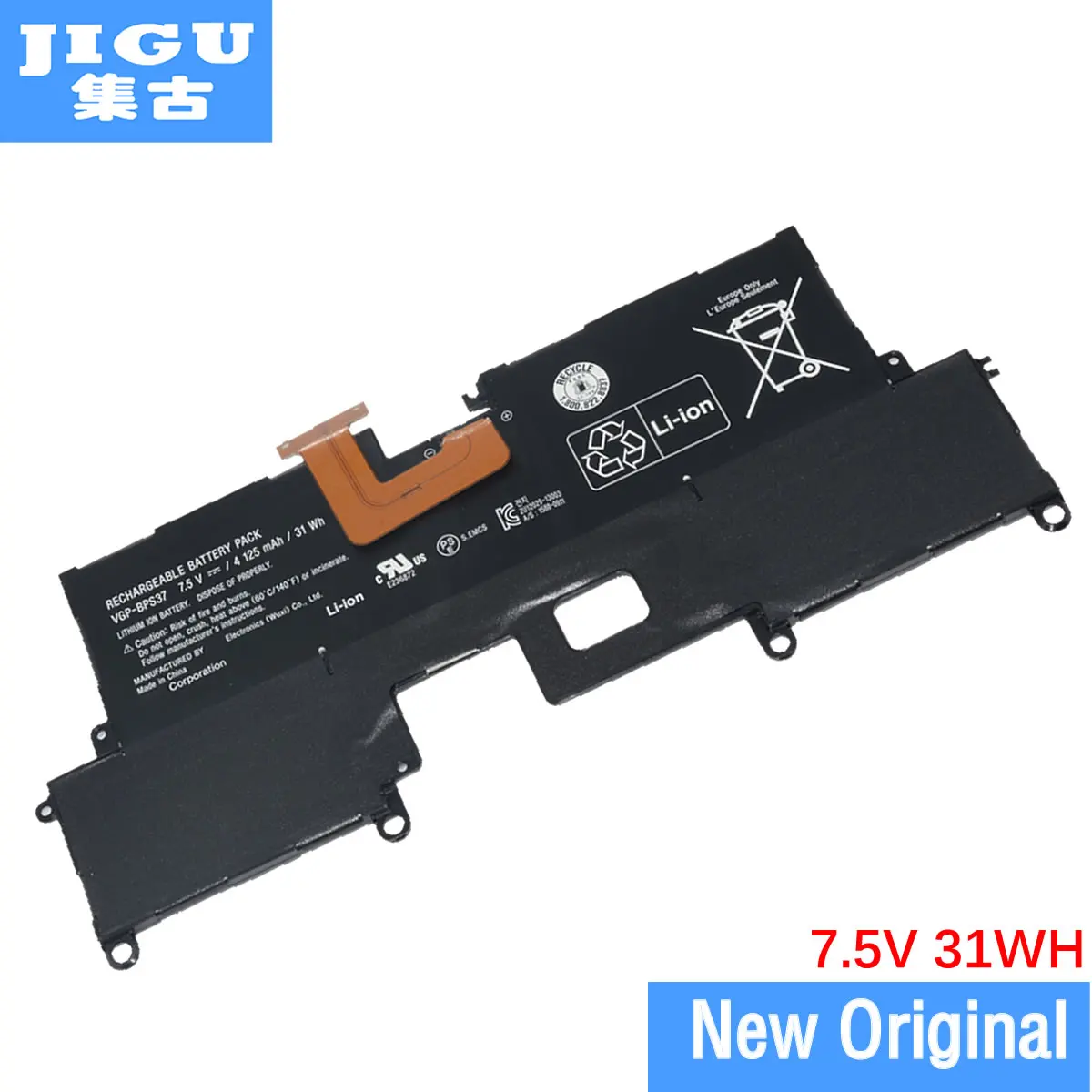 JIGU VGP BPS37 Оригинальный аккумулятор для ноутбука SONY VAIO Pro 11 SVP11 SVP11214CXB SVP11227SCB 7 5 V 4125MAH