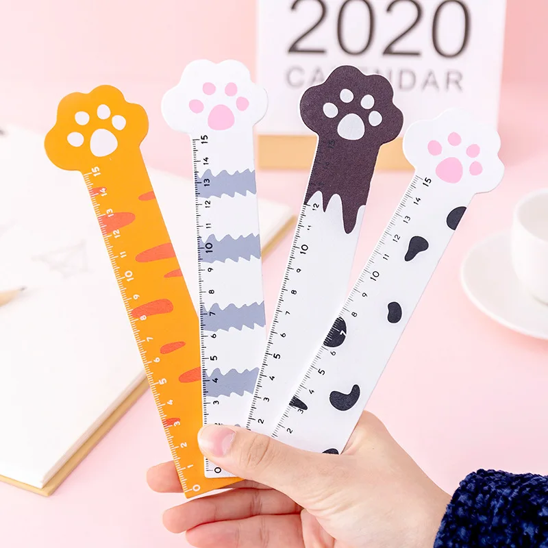 15cm Cartoon Creative Cat Claw Wooden Ruler 52 Pcs/lot Measuring Straight Ruler Tool Promotional Gift Stationery
15cm Cartoon Creative Cat Claw Wooden Ruler 52 Pcs/lot Measuring Straight Ruler Tool Promotional Gift Stationery