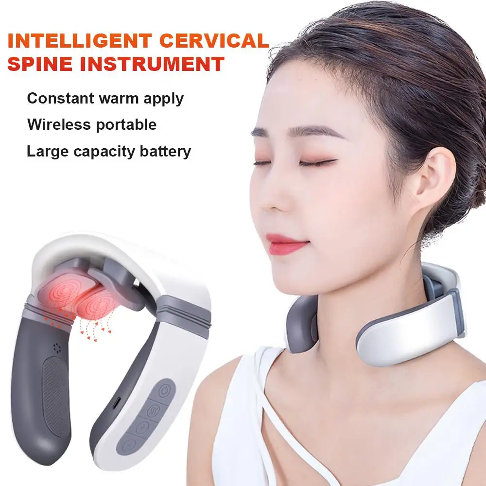 Health Care Pain Relief Acupuncture EMS Massager Cervical Massager Intelligent Voice 12 Gears 4 Heads Neck Massager Relieve
Health Care Pain Relief Acupuncture EMS Massager Cervical Massager Intelligent Voice 12 Gears 4 Heads Neck Massager Relieve