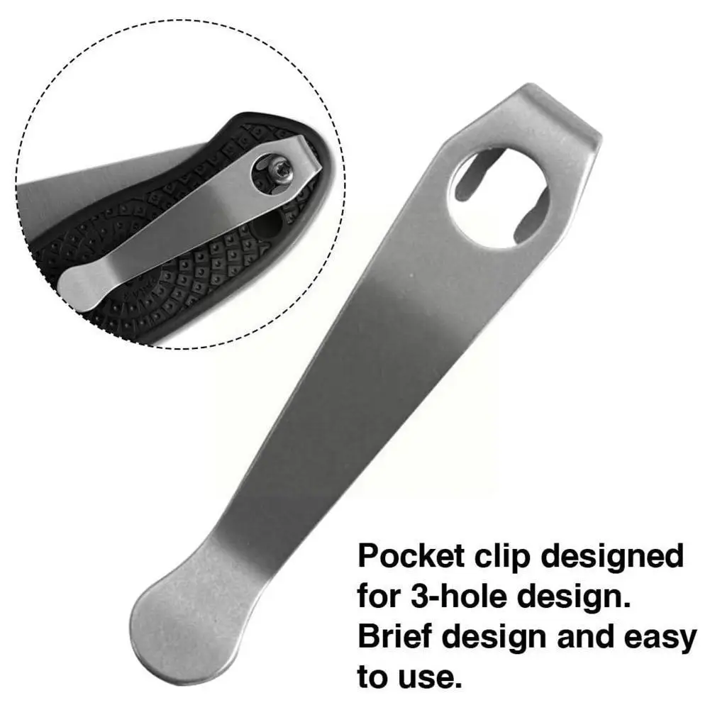 1pc Pocket Knife Clip Waist Clip For Para 3 Folding Knife Lightweight Pocket Back Clips Knife Accessories Supply Q1e9
1pc Pocket Knife Clip Waist Clip For Para 3 Folding Knife Lightweight Pocket Back Clips Knife Accessories Supply Q1e9