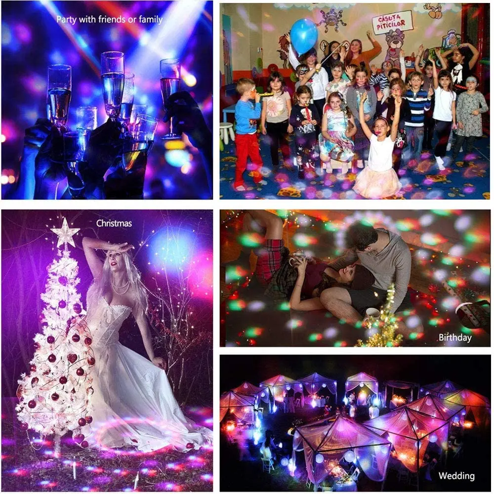 Colorful Sound Disco Ball LED Stage Light Activated 3W RGB Laser Projector Lights Lamp For Home KTV Bar Christmas Party Kid Gift
Colorful Sound Disco Ball LED Stage Light Activated 3W RGB Laser Projector Lights Lamp For Home KTV Bar Christmas Party Kid Gift
