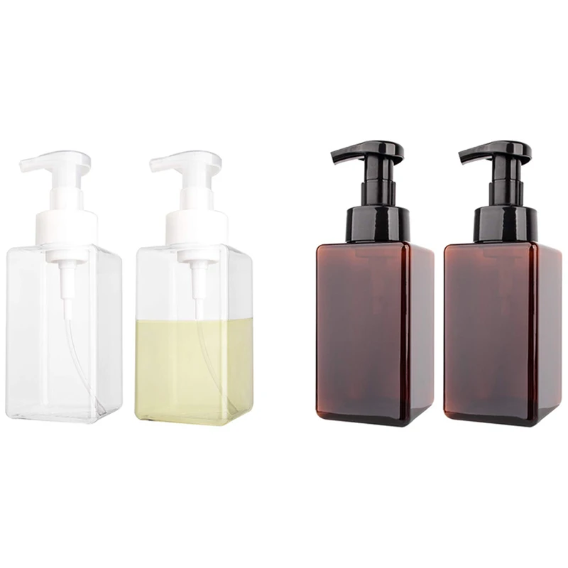 2 Pack Foaming Soap Dispenser 15Oz Refillable Foam Liquid Hand Soap Empty Plastic Pump Bottle Container - 450Ml
2 Pack Foaming Soap Dispenser 15Oz Refillable Foam Liquid Hand Soap Empty Plastic Pump Bottle Container - 450Ml