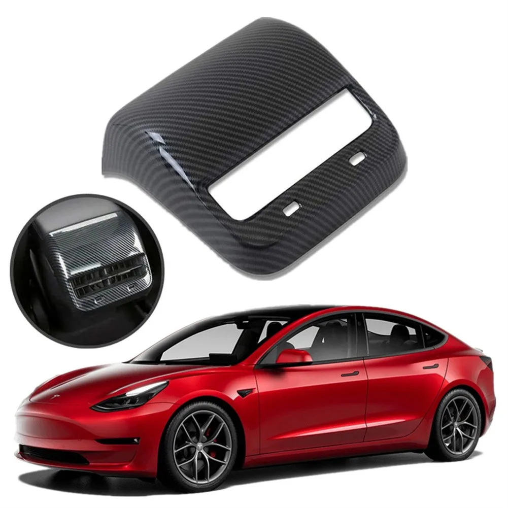 Carbon Fiber Rear Air Vent Outlet Cover Trim For Tesla Model 3 Y Car Accessories Air-conditioning Air Outlet Decoration In Car
Carbon Fiber Rear Air Vent Outlet Cover Trim For Tesla Model 3 Y Car Accessories Air-conditioning Air Outlet Decoration In Car