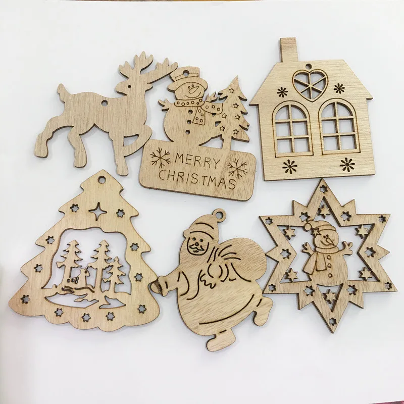 10pcs 6CM New Year Natural Wood Xmas Ornaments Pendant Hanging Gifts Xmas Tree Decor Christmas Decorations for Home Navidad 2020
10pcs 6CM New Year Natural Wood Xmas Ornaments Pendant Hanging Gifts Xmas Tree Decor Christmas Decorations for Home Navidad 2020