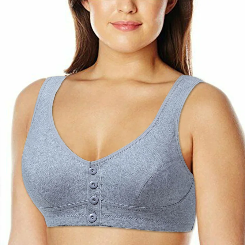 Women Bra Push Up Top Front Closure Cotton Soft Underwear Wire Free Bralette A B C Cup 32 34 36 38 40 42 44
Women Bra Push Up Top Front Closure Cotton Soft Underwear Wire Free Bralette A B C Cup 32 34 36 38 40 42 44