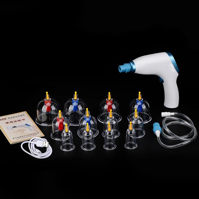 Electric Vacuum Cupping Set Ventouse Anti Cellulite Cupping Device Slimming Vacuum Cupping Therapy Magnetic Massage Suction Cup
Electric Vacuum Cupping Set Ventouse Anti Cellulite Cupping Device Slimming Vacuum Cupping Therapy Magnetic Massage Suction Cup