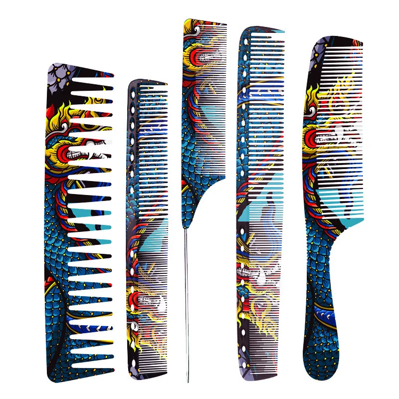 Dragon Pattern Pro Hair Cutting Comb Barber Haircut Handle Flat Top Comb Anti-Static Hairdresser Comb For Hairdressing G0719
Dragon Pattern Pro Hair Cutting Comb Barber Haircut Handle Flat Top Comb Anti-Static Hairdresser Comb For Hairdressing G0719