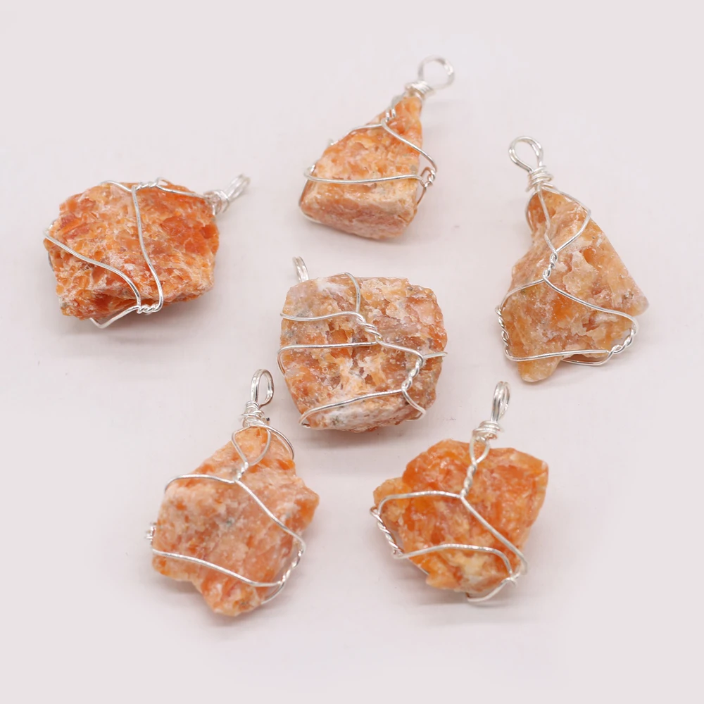 Natural Stone Pendant Yellow Crystal Buds Wrapped Around Silver Wire Pendant for Jewelry Making DIY Necklaces Accessories
Natural Stone Pendant Yellow Crystal Buds Wrapped Around Silver Wire Pendant for Jewelry Making DIY Necklaces Accessories