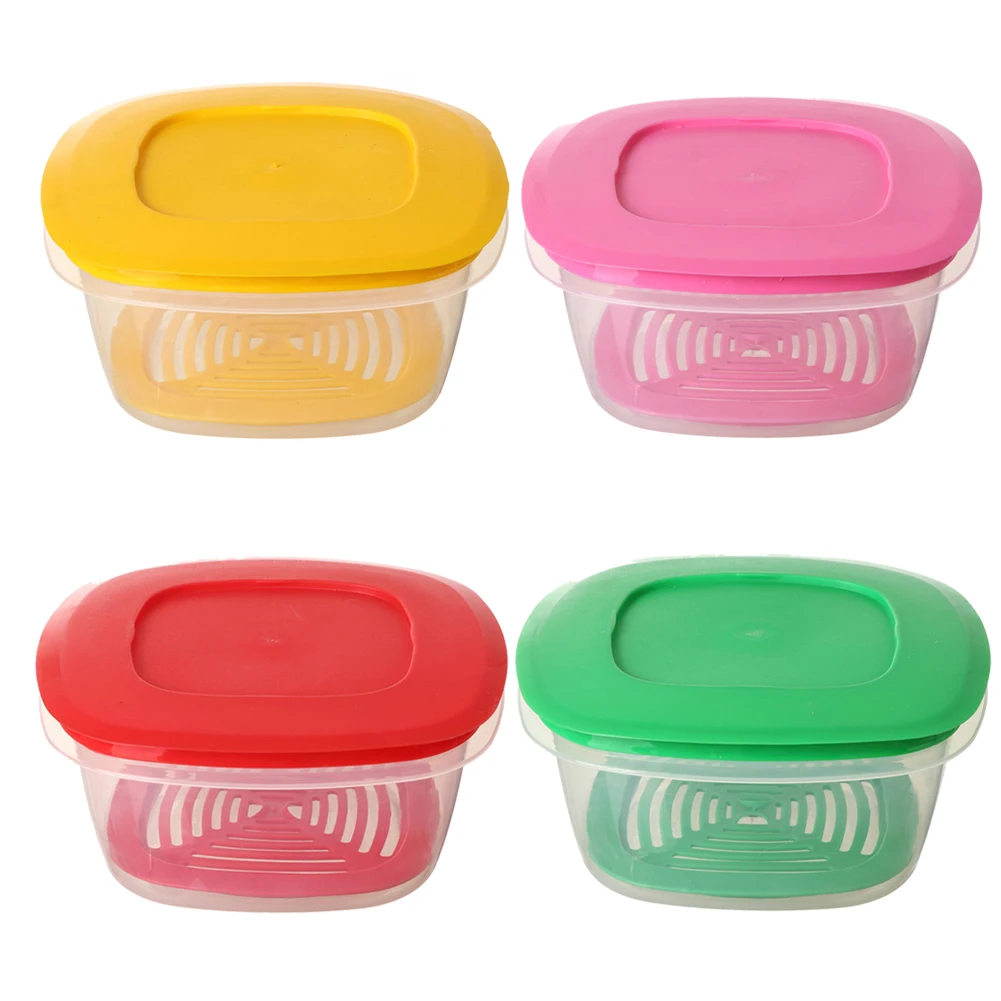 Vegetable Fruit Crisper Drain Storage Box Kitchen Thickened Colorful Fruit Preservation Box With Drain Pad Sealed Storage Box
Vegetable Fruit Crisper Drain Storage Box Kitchen Thickened Colorful Fruit Preservation Box With Drain Pad Sealed Storage Box