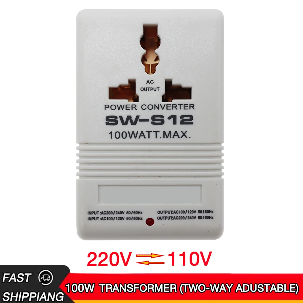 SW-S12 Travel adapter switching transformer, new professional charger converter 220v to 110v dual voltage to 220 converter
SW-S12 Travel adapter switching transformer, new professional charger converter 220v to 110v dual voltage to 220 converter