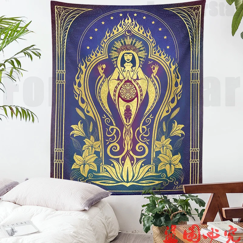 Tarot tapestry Divination home decoration witchcraft tapestry goddess wall decoration Hippie Bohemian decorative sheet sofa
Tarot tapestry Divination home decoration witchcraft tapestry goddess wall decoration Hippie Bohemian decorative sheet sofa