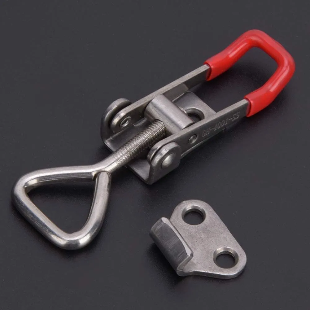 2pcs Quick Toggle Clamp 304 Stainless Steel Quick-Release Toggle Clamps Clip Set For Woodworking Metal Latch Hand Tools
2pcs Quick Toggle Clamp 304 Stainless Steel Quick-Release Toggle Clamps Clip Set For Woodworking Metal Latch Hand Tools