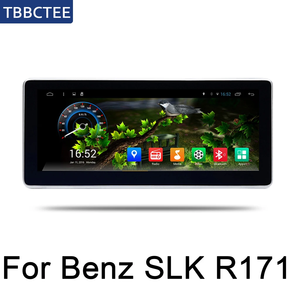 Автомагнитола для Mercedes Benz SLK Class R171 W171 2010 ~ 2018 Android мультимедийный видеоплеер