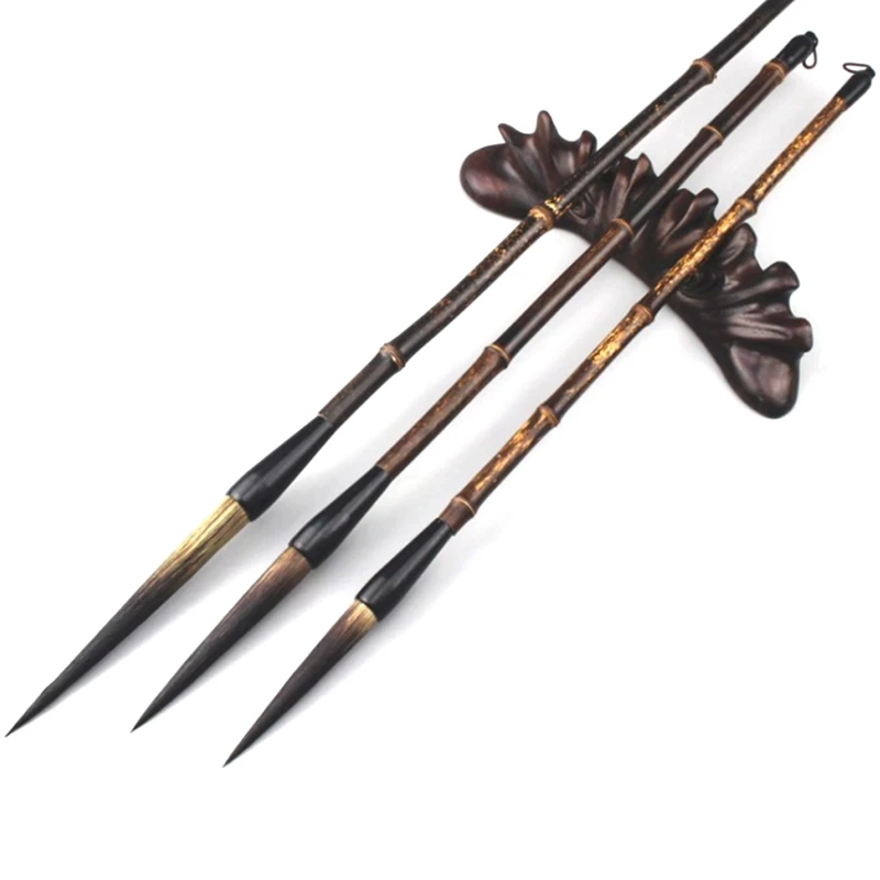 3PCS Wenfang Sibao Purple Bamboo Brush Set Natural Slub Brush Calligraphy Pen Hook Line Pen
3PCS Wenfang Sibao Purple Bamboo Brush Set Natural Slub Brush Calligraphy Pen Hook Line Pen
