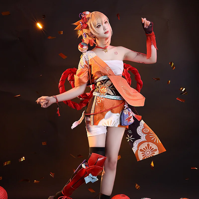 Genshin Impact Yoimiya Cosplay Costume LiuYanHuaWu Game Suit Uniform Halloween Carnival Party Outfit For Women Hot Game NEW
Genshin Impact Yoimiya Cosplay Costume LiuYanHuaWu Game Suit Uniform Halloween Carnival Party Outfit For Women Hot Game NEW