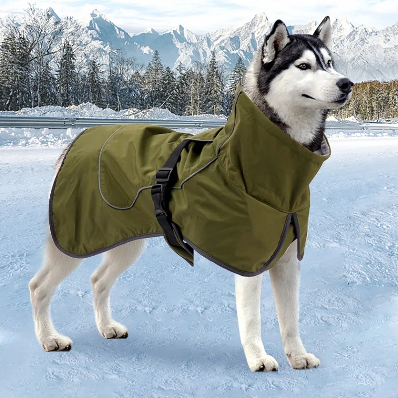 Windproof Large Dog Winter Clothes Warm Fleece big Dog Coat Jacket Waterproof Labrador German Shepherd Husky Dog Clothing
Windproof Large Dog Winter Clothes Warm Fleece big Dog Coat Jacket Waterproof Labrador German Shepherd Husky Dog Clothing