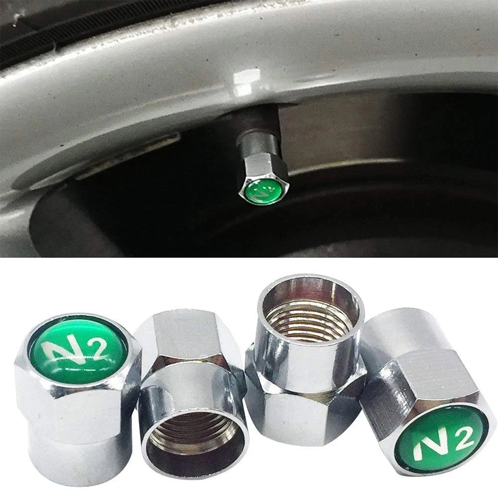 4Pcs/Set Universal Silver Pure Copper NITROGEN N2 Wheel Tire Valve Stem Caps Chrome Plating Fit All Standard Cars
4Pcs/Set Universal Silver Pure Copper NITROGEN N2 Wheel Tire Valve Stem Caps Chrome Plating Fit All Standard Cars