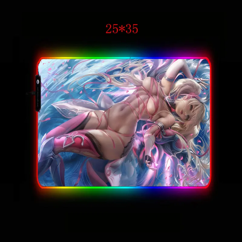 Sexy Girl RGB Mouse Pad Gaming Large Computer Gamer pad Backlight Mause Keyboard Desk Mat
Sexy Girl RGB Mouse Pad Gaming Large Computer Gamer pad Backlight Mause Keyboard Desk Mat