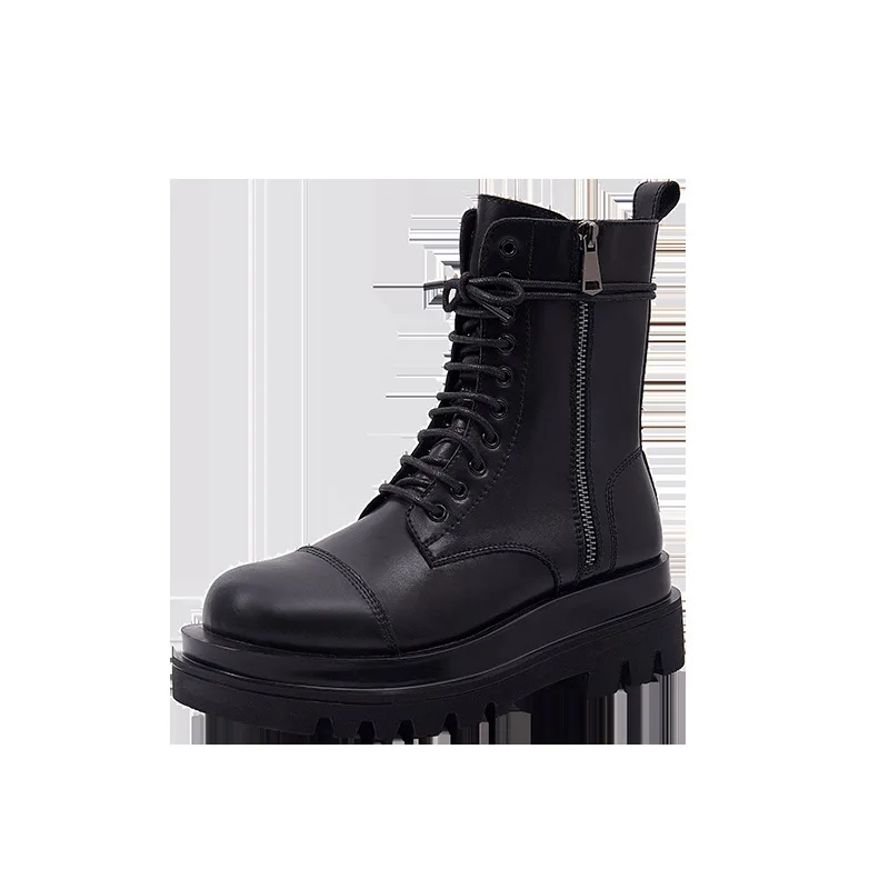 2020 new boots women's autumn winter locomotive boots flat bottomed versatile British boots women's high middle leather
2020 new boots women's autumn winter locomotive boots flat bottomed versatile British boots women's high middle leather