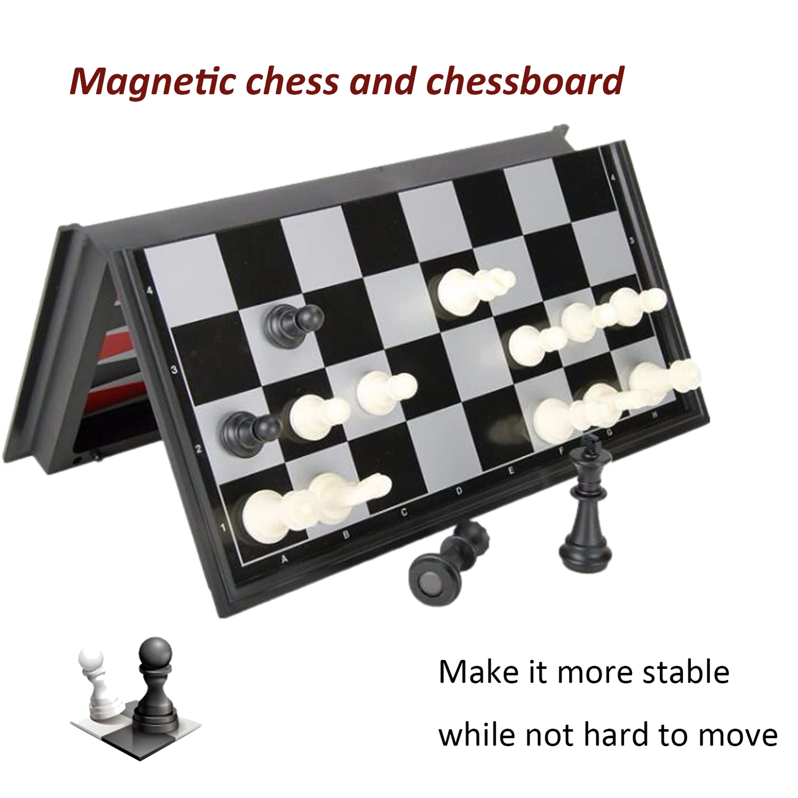 3-in-1 Multifunctional Chess Set Folding Chessboard Game Travel Games Chess Checkers Draughts and Backgammon Set Chess Board
3-in-1 Multifunctional Chess Set Folding Chessboard Game Travel Games Chess Checkers Draughts and Backgammon Set Chess Board