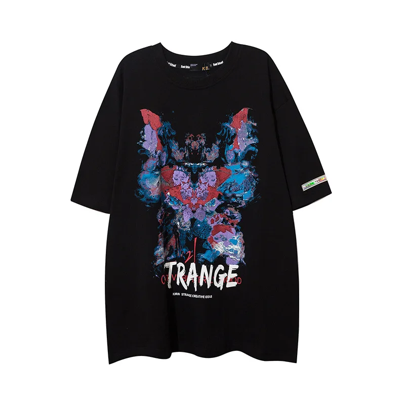 2021 Summer 2021 Hand-Painted Graffiti Printing Short Sleeve T-shirt High Street Letters Hip-Hop Fashionable Brand Dark T-shirt
2021 Summer 2021 Hand-Painted Graffiti Printing Short Sleeve T-shirt High Street Letters Hip-Hop Fashionable Brand Dark T-shirt