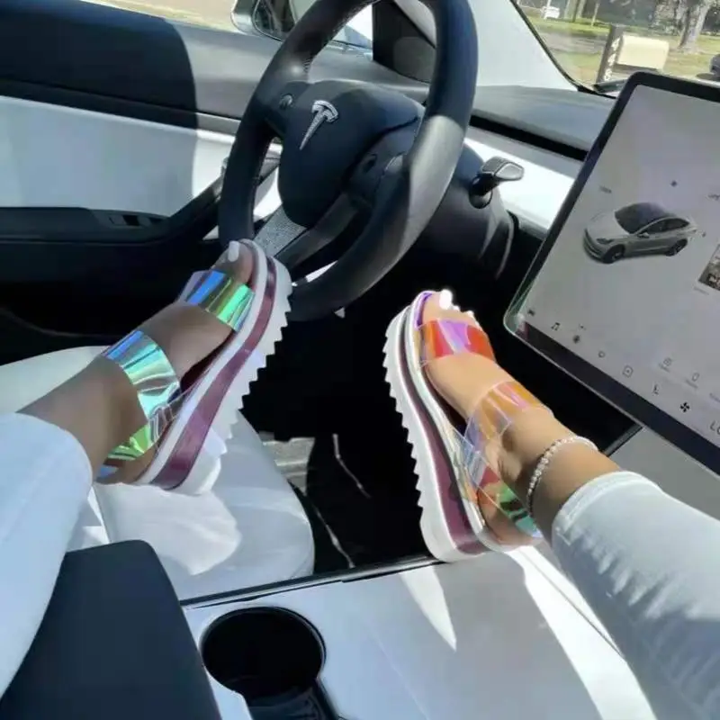 2021 Summer Women Sandals Platform Mid-Heel Buckle Peep Toe Ladies Shoes Casual Comfy Female Outdoor Beach Footwear Plus Size
2021 Summer Women Sandals Platform Mid-Heel Buckle Peep Toe Ladies Shoes Casual Comfy Female Outdoor Beach Footwear Plus Size
