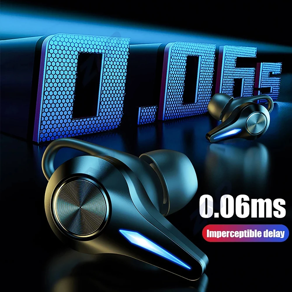 Игровая гарнитура K5 2021 TWS новые беспроводные наушники для бега Bluetooth спортивные