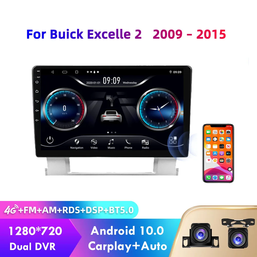 Autoradio Android 10, Navigation GPS, lecteur multimédia vidéo, stéréo, pour voiture Buick Excelle 2 (2009 – 2015), Opel Astra J
Autoradio Android 10, Navigation GPS, lecteur multimédia vidéo, stéréo, pour voiture Buick Excelle 2 (2009 – 2015), Opel Astra J
