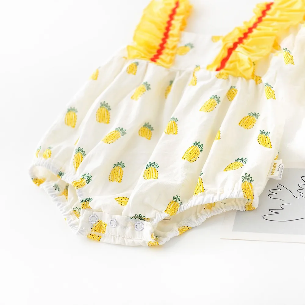 Yg brand new summer baby's briefs climbing suit baby girl pineapple printing strap style one-piece bag
Yg brand new summer baby's briefs climbing suit baby girl pineapple printing strap style one-piece bag