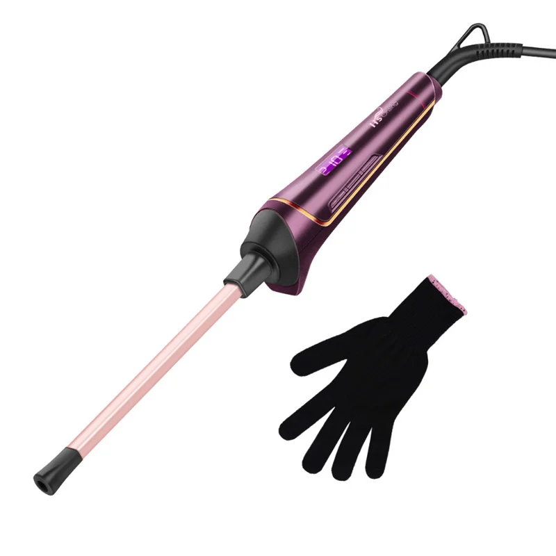 Professional 9mm Ceramic Curling Iron Roller LCD Display Curling Wand Hair Wave Iron Hair Curler Waver Curl Styling Tool
Professional 9mm Ceramic Curling Iron Roller LCD Display Curling Wand Hair Wave Iron Hair Curler Waver Curl Styling Tool