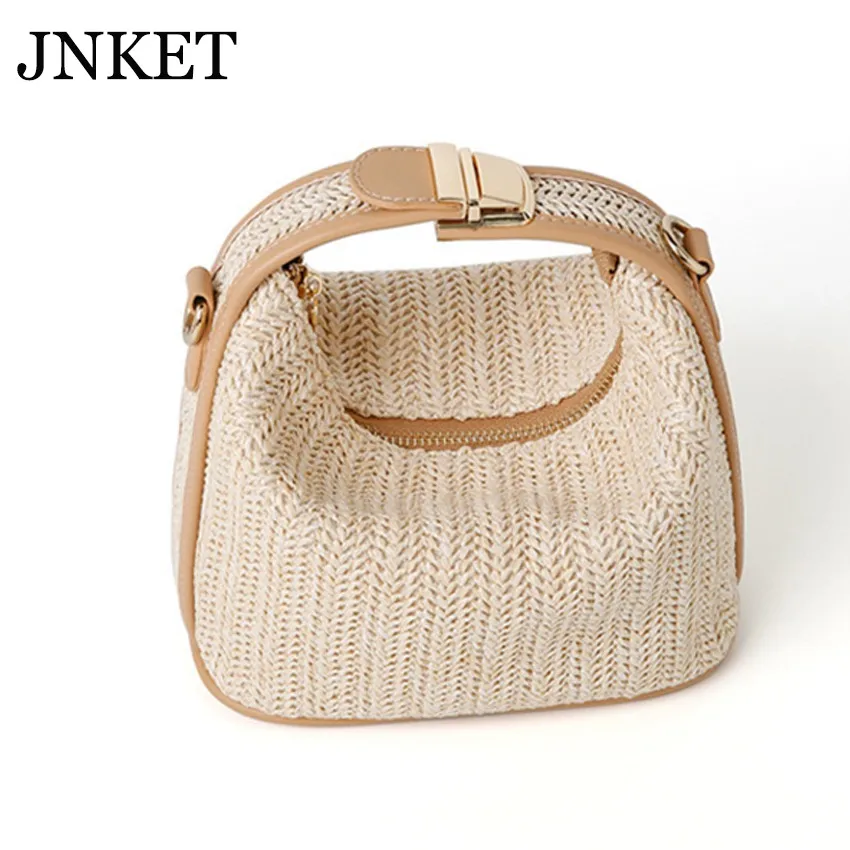JNKET New Summer Women's Shoulder Bag Handmade Woven Straw Bag Crossbody Bags Fashion Sling Bag Travel Handbag
JNKET New Summer Women's Shoulder Bag Handmade Woven Straw Bag Crossbody Bags Fashion Sling Bag Travel Handbag