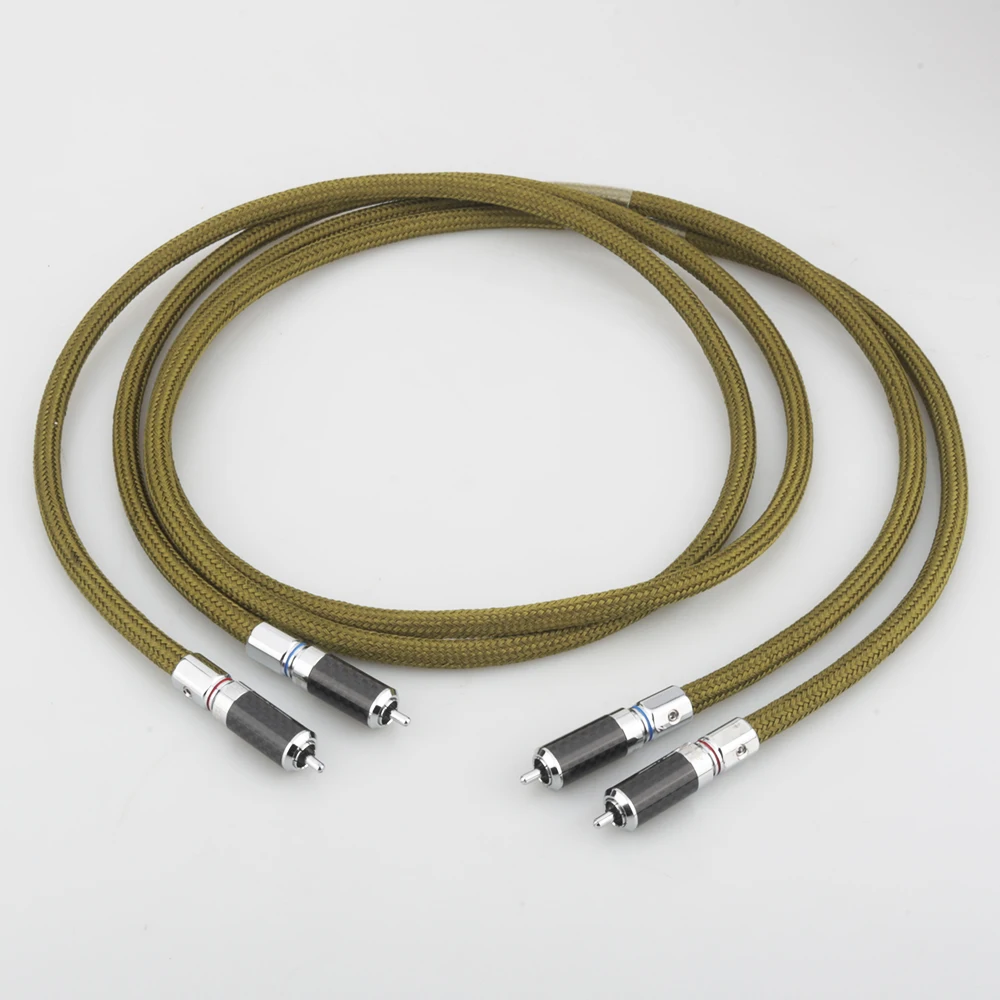 1 pair hifi rca cable audio OFC pure copper plated silver double shield 2 core 2 RCA to2 RCA Audio Cable Line Wire jack
1 pair hifi rca cable audio OFC pure copper plated silver double shield 2 core 2 RCA to2 RCA Audio Cable Line Wire jack