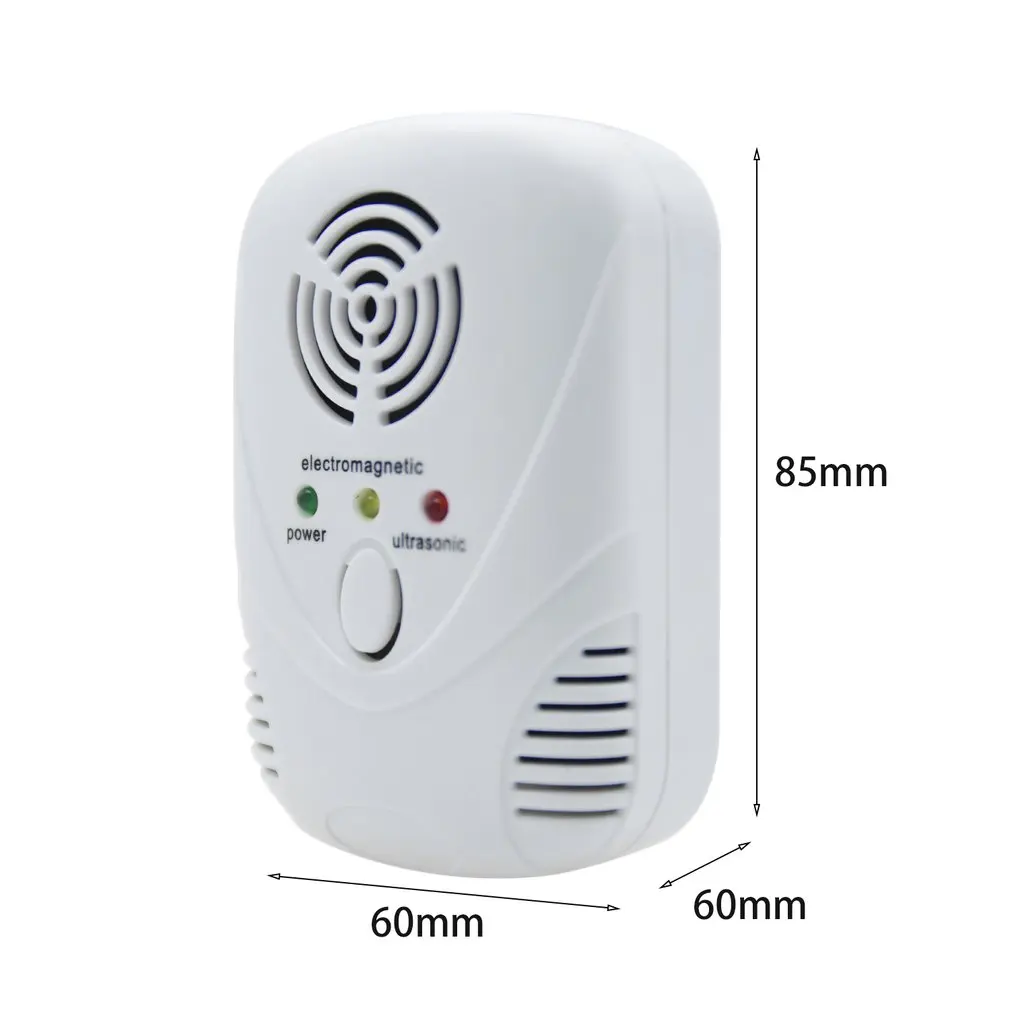 Electronic Ultrasonic Mouse Killer Mouse Cockroach Trap Insect Mosquito Repeller Rats Spiders Practical Pest Control Device
Electronic Ultrasonic Mouse Killer Mouse Cockroach Trap Insect Mosquito Repeller Rats Spiders Practical Pest Control Device
