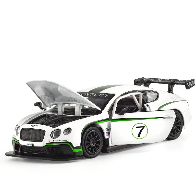 1:32 Высокая Имитация Metaltley Continental GT3 гоночный автомобиль модель спортивного автомобиля из сплава детские игрушки для подарка
1:32 Высокая Имитация Metaltley Continental GT3 гоночный автомобиль модель спортивного автомобиля из сплава детские игрушки для подарка
