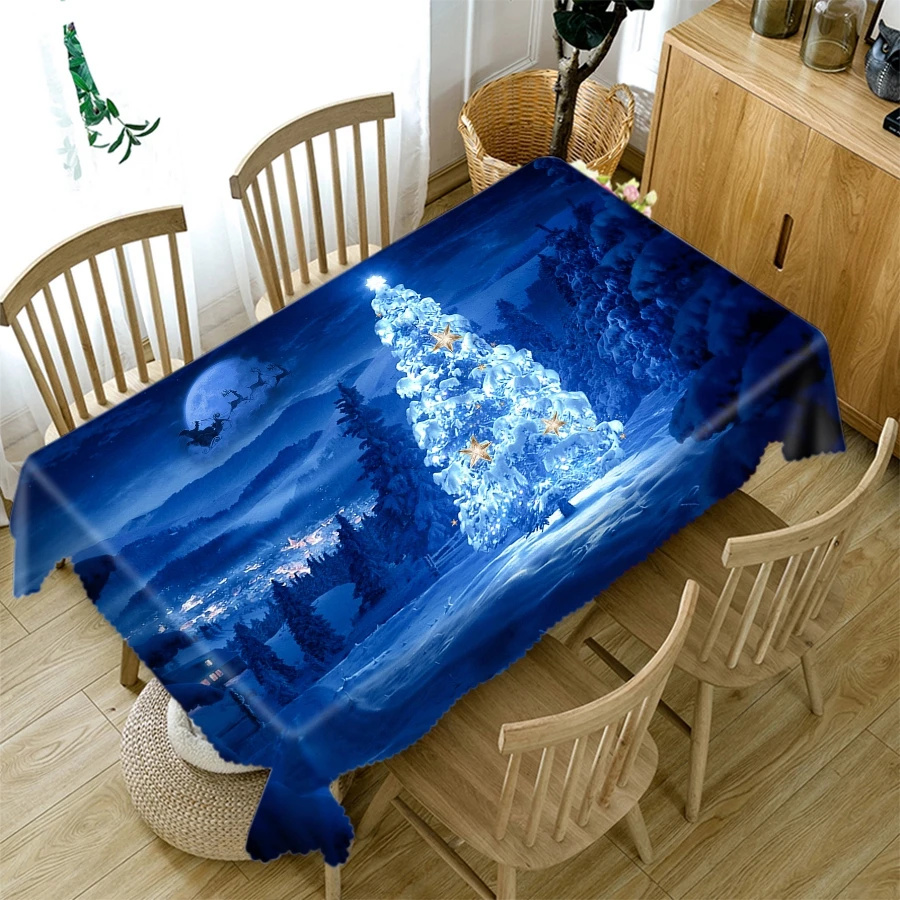 3d Christmas Tablecloth Blue Ball and Candle Pattern Thick Cotton Cloth Rectangular Round Table Cloth for Christmas
3d Christmas Tablecloth Blue Ball and Candle Pattern Thick Cotton Cloth Rectangular Round Table Cloth for Christmas