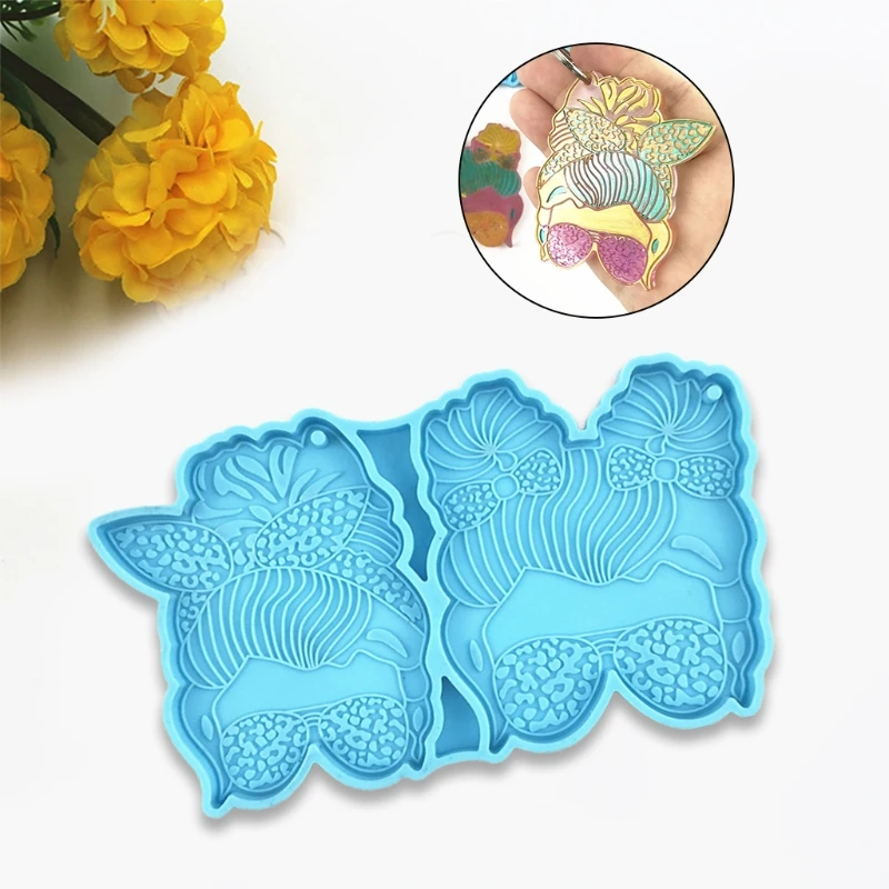 DIY 5477 Glasses Girl Keychain Silicone Epoxy Mold DIY Keychain Pendant Jewelry Crafting Mould for Valentine Love Gift 
DIY 5477 Glasses Girl Keychain Silicone Epoxy Mold DIY Keychain Pendant Jewelry Crafting Mould for Valentine Love Gift