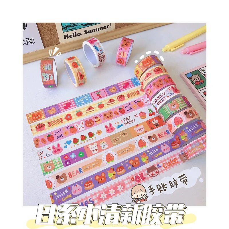 Kawaii Japanese Cartoon School Decorative Washi Tape for Diary Planner Stationery Cute DIY Craft Paper Student stickers 
Kawaii Japanese Cartoon School Decorative Washi Tape for Diary Planner Stationery Cute DIY Craft Paper Student stickers