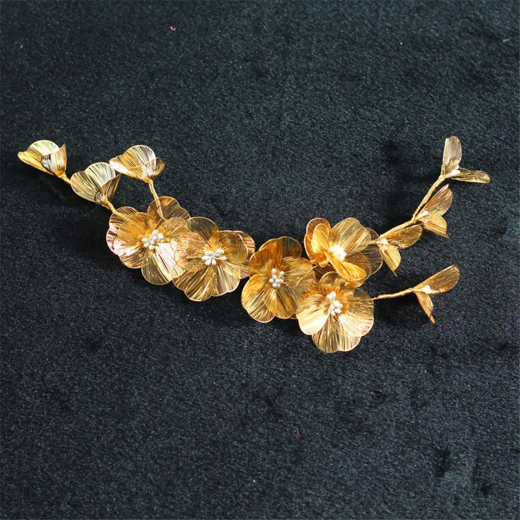 Wedding Headbands Gold Flowers Bridal Crown Charms Hairbands Headband Headdress For Bride, Bridesmaid
Wedding Headbands Gold Flowers Bridal Crown Charms Hairbands Headband Headdress For Bride, Bridesmaid