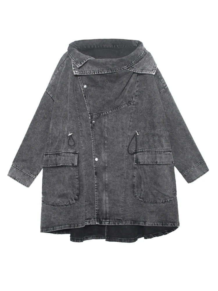 XUXI Autumn 2020 Women Jacket Coat Cowboy Long Sleeve Streetwear Large Size Loose Tooling Open Stitch Chaqueta Mujer FZ2554
XUXI Autumn 2020 Women Jacket Coat Cowboy Long Sleeve Streetwear Large Size Loose Tooling Open Stitch Chaqueta Mujer FZ2554